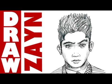 how to draw zayn malik