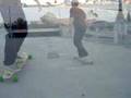 Matt and Simon skateboarding PSB