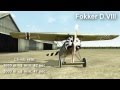 Fokker D.VIII demo flight in Rise Of Flight