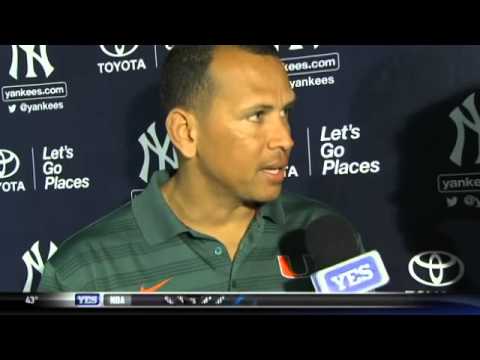 Video: Alex Rodriguez on 1st MLB game since 2013