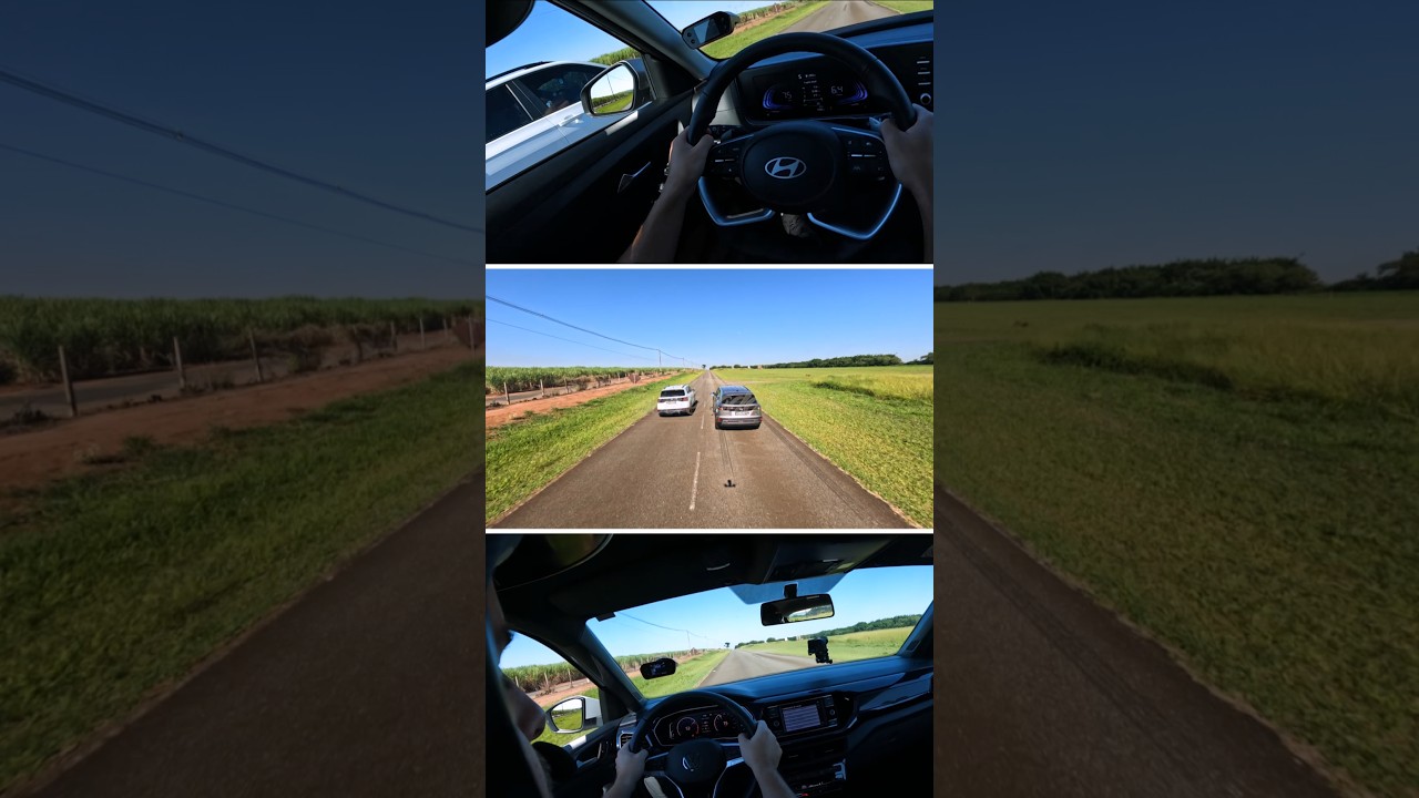 VOLKSWAGEN T-CROSS X HYUNDAI CRETA NO DESAFIO DOS 1000 METROS DO ARRANCADÃO! 😱🚘🏁