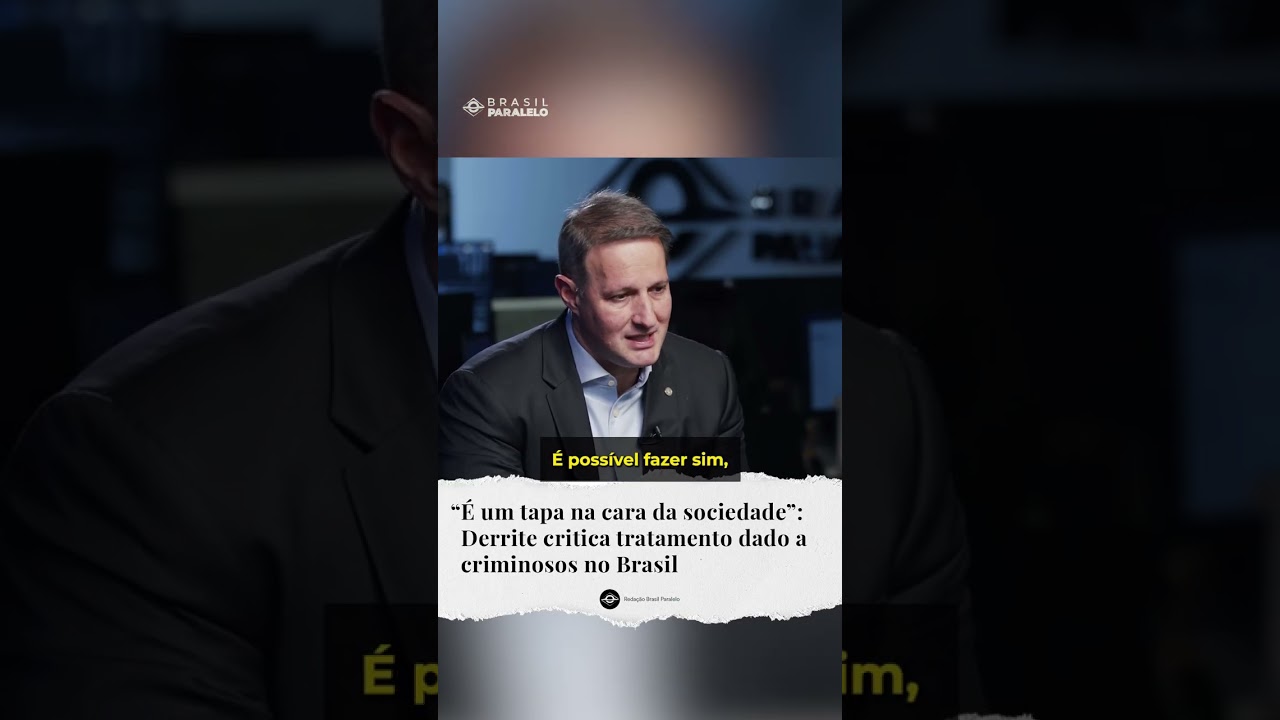 Derrite fala sobre o tratamento dado a criminosos no Brasil