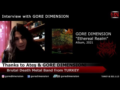 Interview with GORE DIMENSION @ Turkey [2021.11.23]
