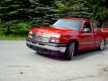Bagged Supercharged 06 Chevy Silverado draging frame burning out playing around