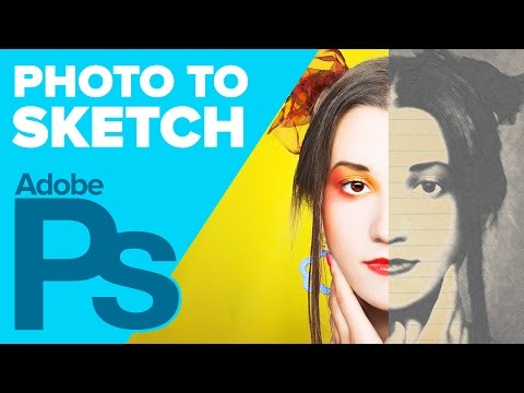 how to turn photo into a sketch