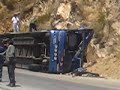 Ruta Ayacucho a Lima bus accidentado Ruta Ayacucho a Lima bus accidentado
