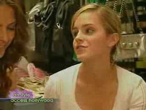 Emma Watson Clothes Shopping