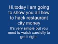 Restaurant City Money Hack Working on 1911/09!!!!!(Full Guide Included)