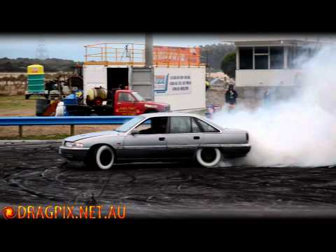 Holden VP Burnout - South Coast Raceway 02/03/2012