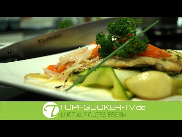 Dorade | Gemüsebett | Beurre Blanc Sauce | CHROMA Messer | All-Clad