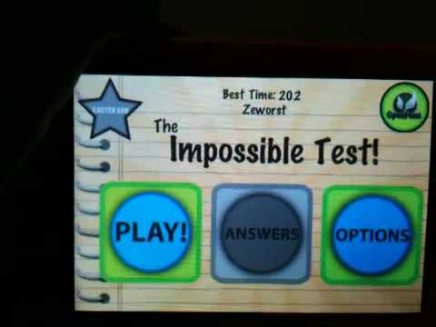 how to get a z in the impossible test