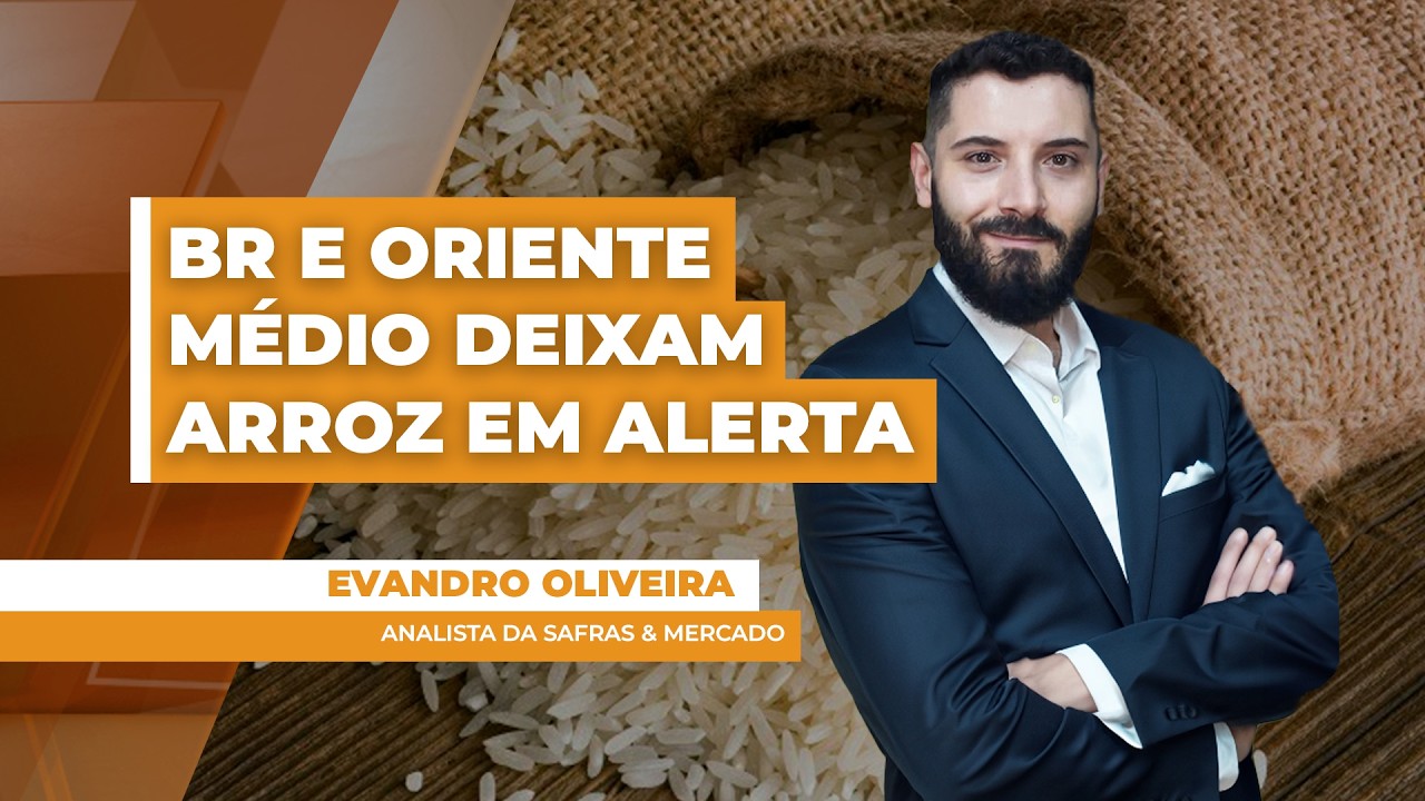 Conflitos no Oriente Médio deixam setor de arroz no BR em alerta sobre custos de produção maiores...