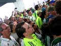 Saída do Palestra após anuncio do rebaixamento dos gambás!