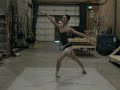 Ashley and her 7 pirouettes.