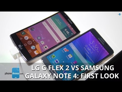 LG G Flex 2 vs Samsung Galaxy Note 4 first look