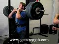 Getstrength.com 200kg Front Squat with Front Squat Harness