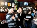 MCCC RENT cast singing La Vie Boheme at the Life Cafe in NYC