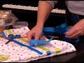 How to Make a Garment Bag : How to Cut & Sew Ribbon on Garment Bag