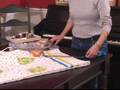 How to Make a Garment Bag : How to Cut & Sew Ribbon on Garment Bag