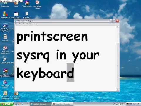 how to i use print screen on a laptop