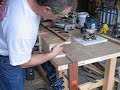 see my video on making the jig.  this is the jig in action making perfect, safe and error free mortises for floating tenons.