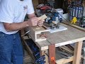 see my video on making the jig.  this is the jig in action making perfect, safe and error free mortises for floating tenons.