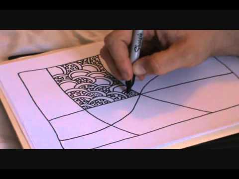 how to zentangle easy