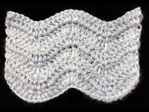 Crochet : Punto en Zig - Zag #1