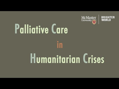Palliative Care in Humanitarian Crises: A Video – HUMANITARIAN HEALTH ...