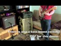 Traynor YBA-1 Bassmaster, cranked and pushed with DIY overdrive pedal