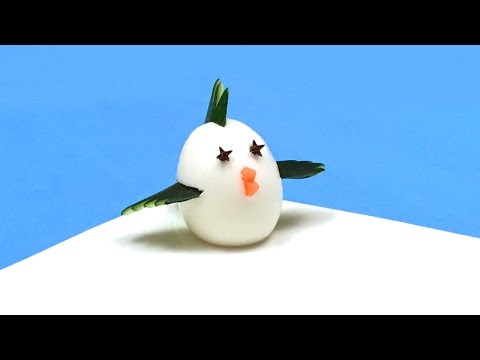 Comment faire un coq avec un oeuf dur