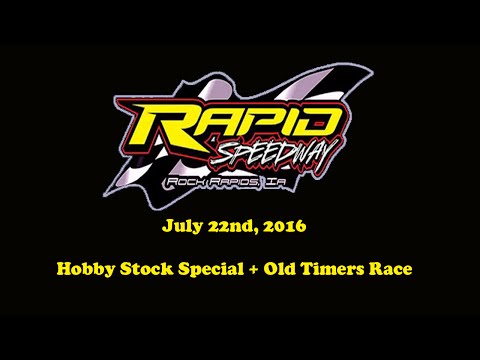 Hobby Stock Special + Old Timers Race (July 22, 2016)