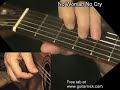 No Woman No Cry, Bob Marley - how to play easy fingerstyle on acoustic guitar, lesson & tab