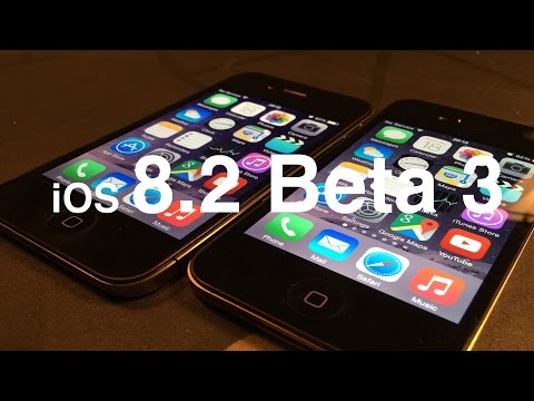 iOS 8.1.2 vs iOS 8.2 Beta 3 on iPhone 4S