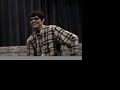 Me doing stand up comedy with props (part 2).