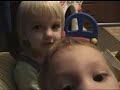 madison reads a favorite book to her brother.