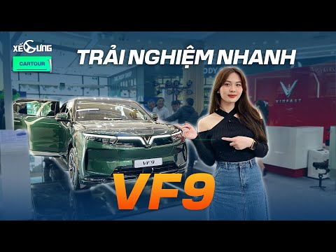Sờ tận tay Vinfast VF9: hàng 3 siêu rộng, nhưng còn vài điểm cần cải thiện