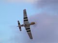 Stunning display by the Old Flying Machine Companys Spitfire IX MH434 and Mustang 'Ferocious Frankie' .