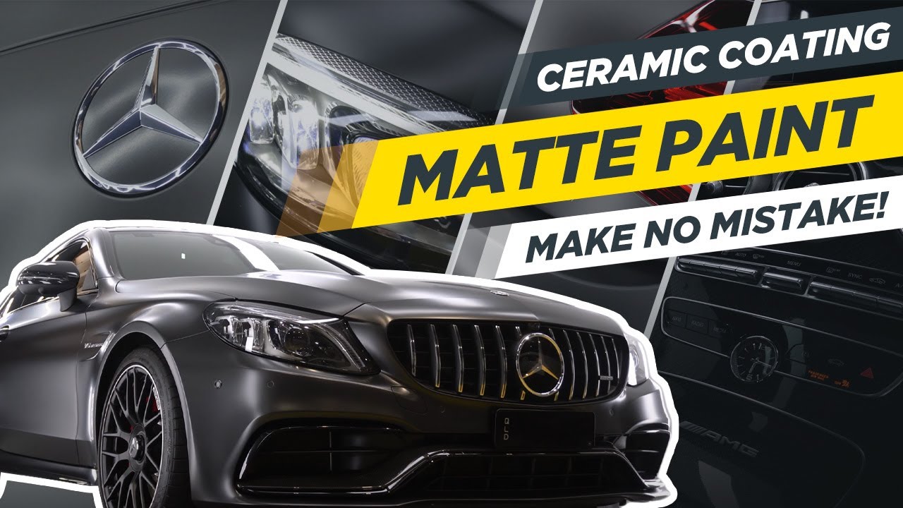 Are You Ceramic Coating Your Mercedes Matte Paint? - Make No Mistake!!