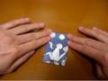 origami crane pouch