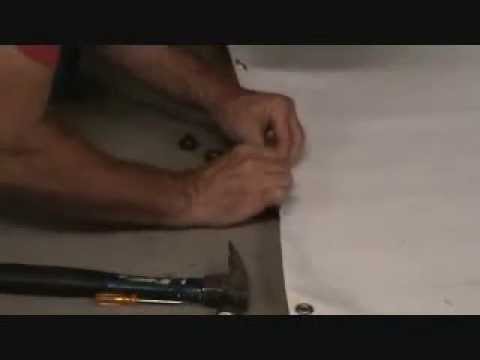 how to fasten grommets