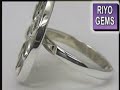 Silver peridot Ring Riyo gEms India