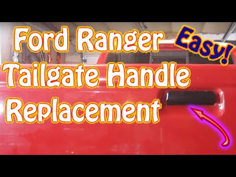DIY How to Replace the Tailgate Handle on a Ford Ranger Pickup Truck and Other Ford Pickup Trucks