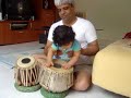 Kanad's first Tabala show :o)