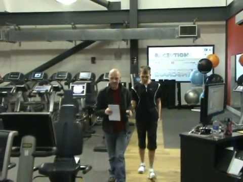Matthew Murray - Matthew Murray is blind and here we see him on a gym session.