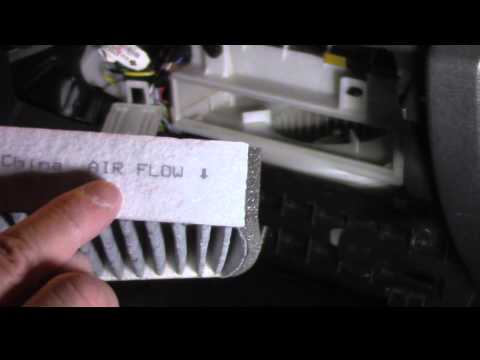 How to replace 2012 Mitsubishi outlander sports cabin air filter