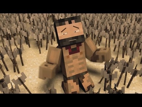 Minecraft Animation: 300 Movie Parody!