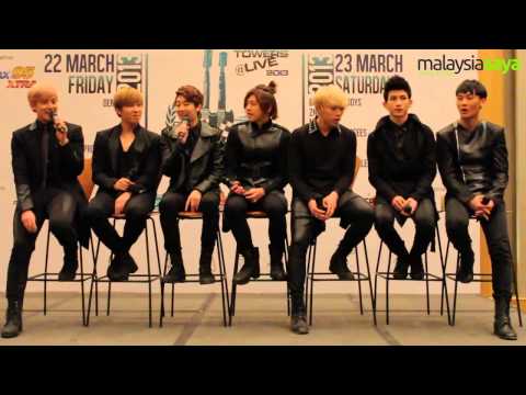 U-KISS @ Twin Towers LIVE 2013 Press Conference - Hallyu Special Episode
