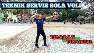 TEKNIK SERVIS PERMAINAN BOLA VOLI Tutorial Servis 