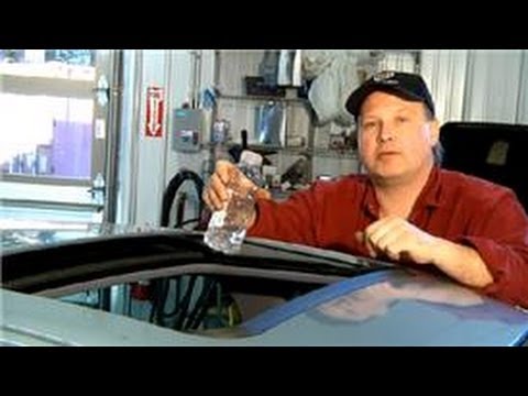 how to fix a leak in a car sunroof